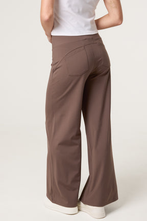 Wide Leg Soft Touch Trousers