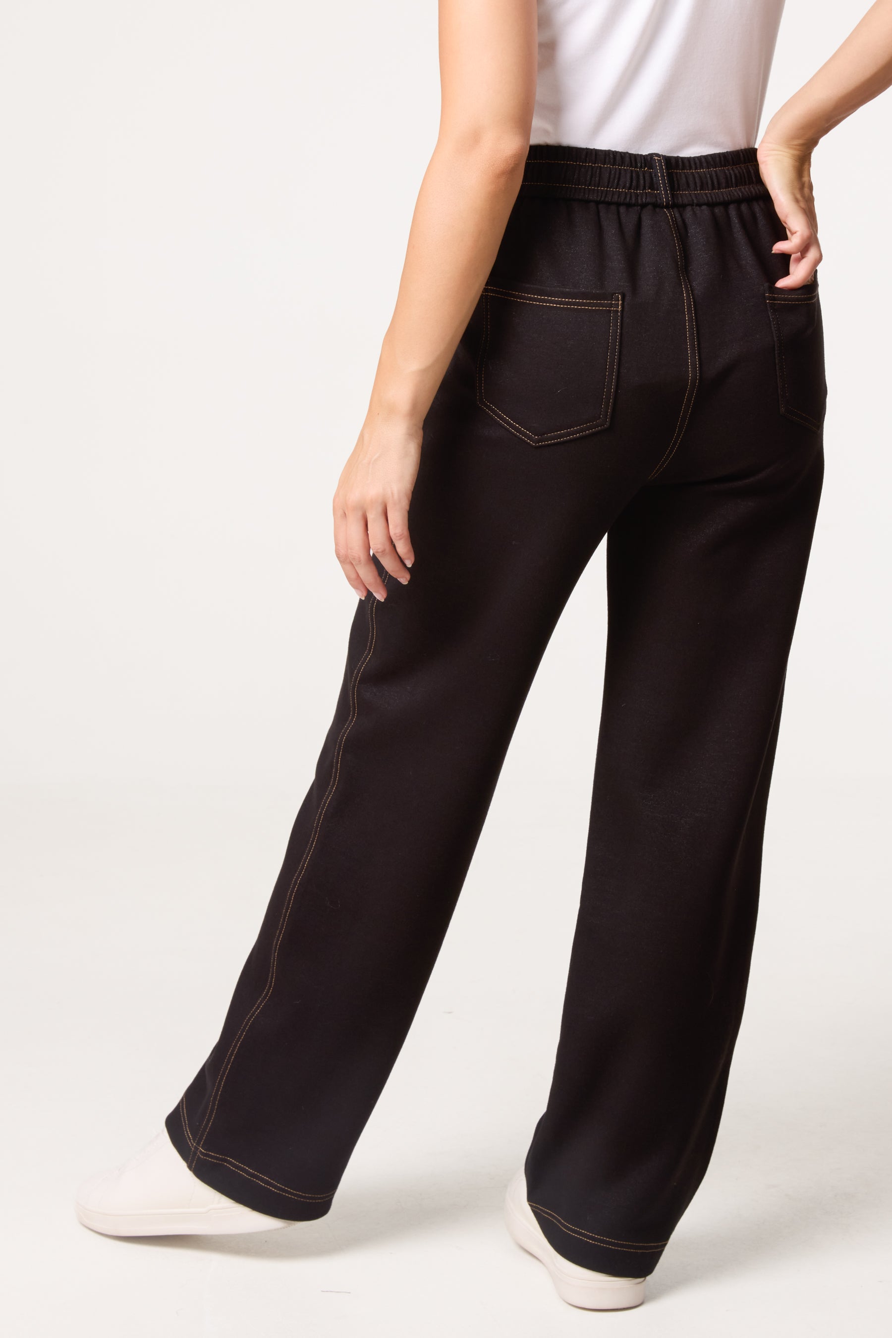 Contrast Stitching Trouser