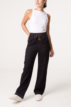 Contrast Stitching Trouser