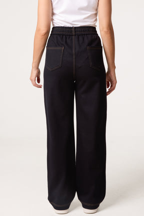 Contrast Stitching Trouser
