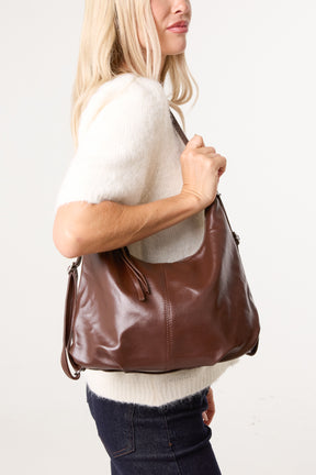 PU Large Tote Shoulder Bag