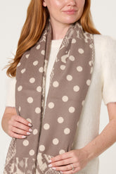 Mixed Animal Print Scarf