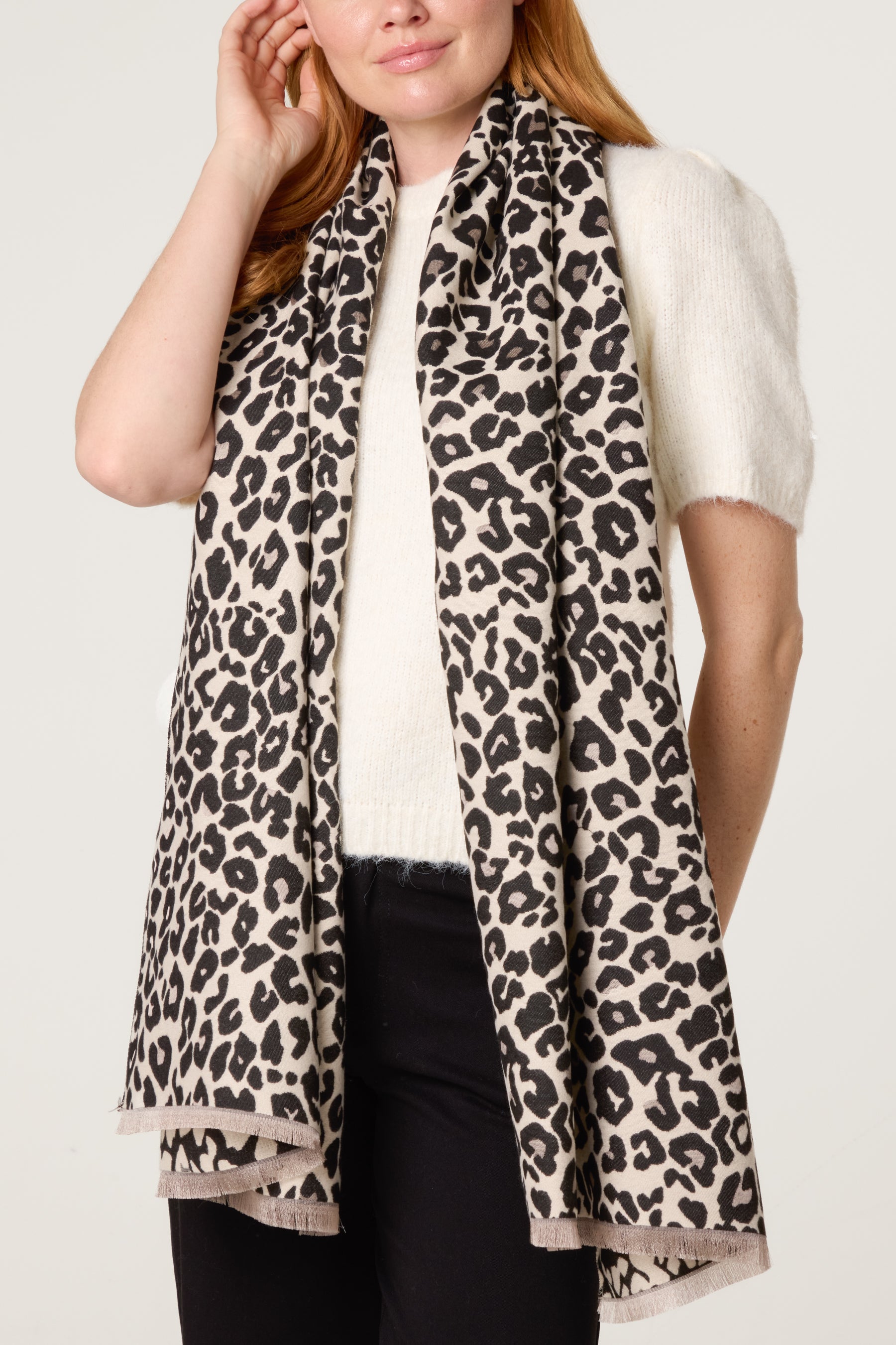Leopard Print Scarf