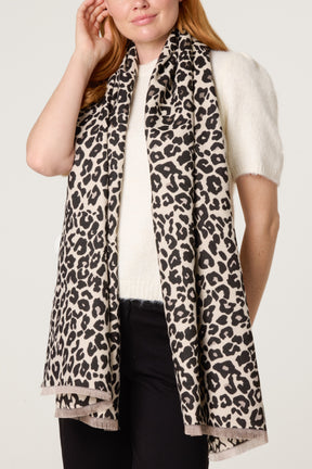 Leopard Print Scarf