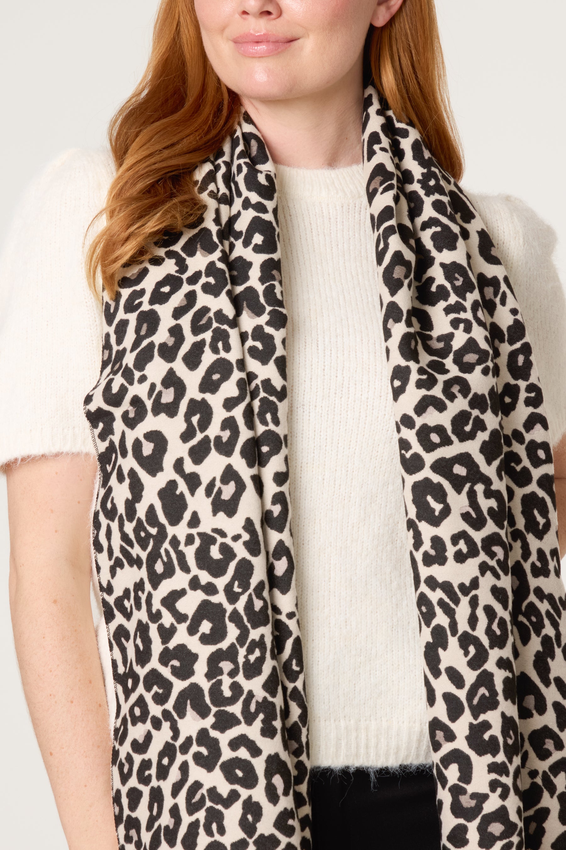 Leopard Print Scarf