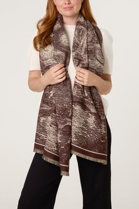 Eiffel Tower Print Scarf