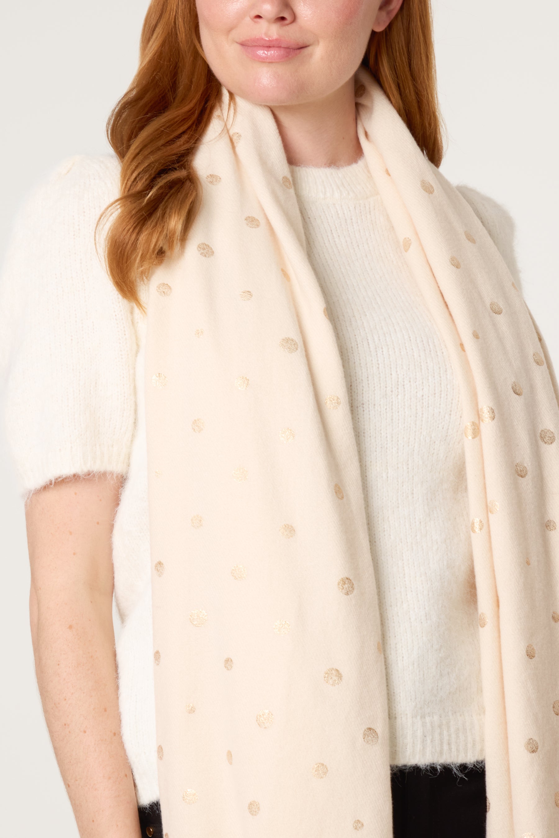 Foil Spot Scarf