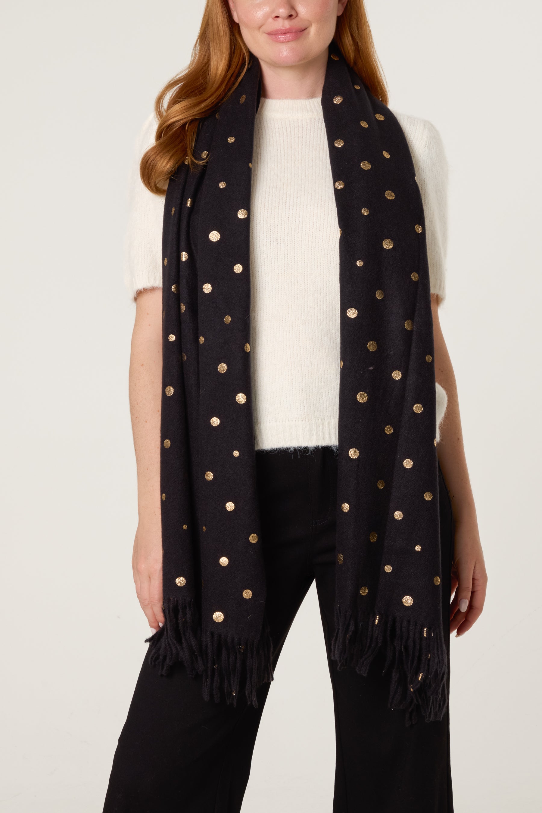 Foil Spot Scarf