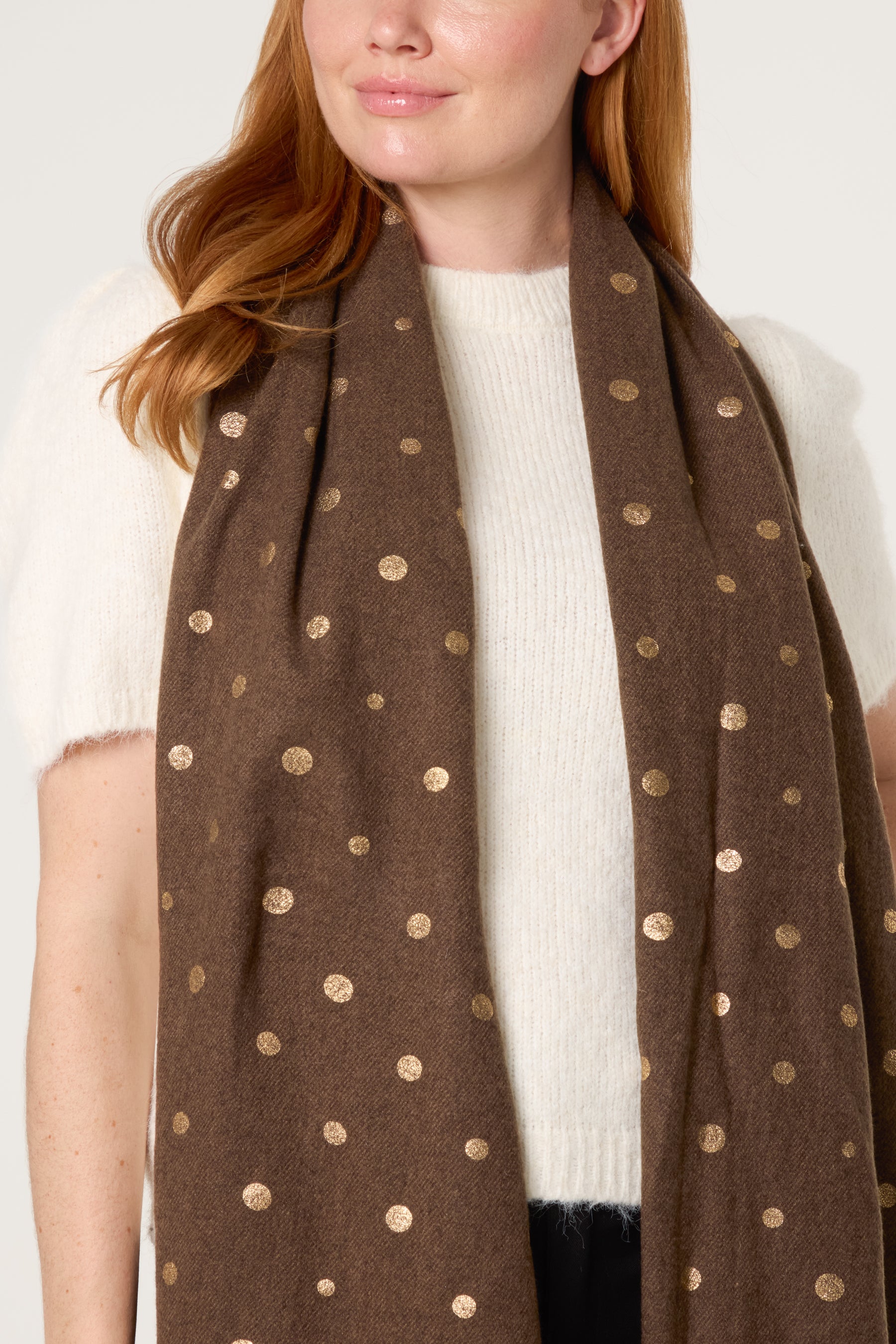 Foil Spot Scarf