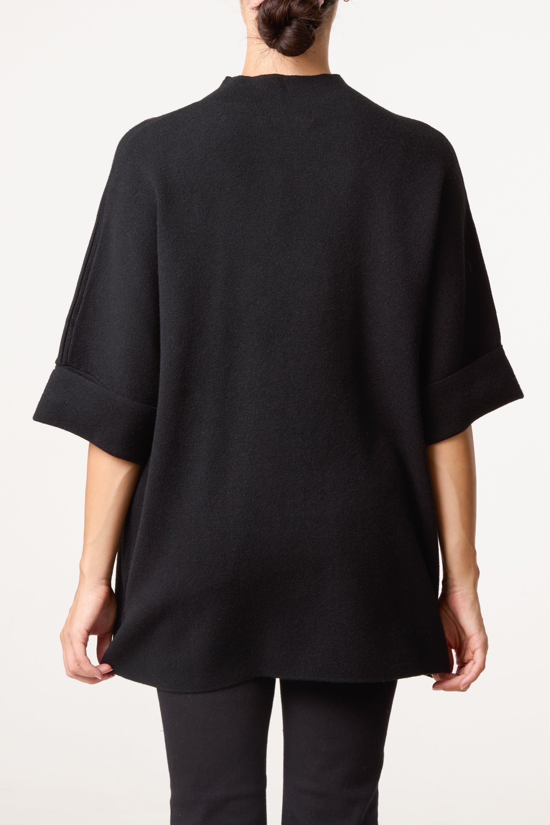 Short Sleeve Button Detail Jumper