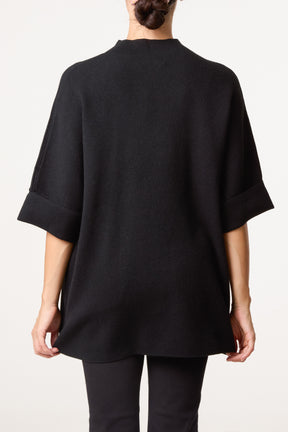 Short Sleeve Button Detail Jumper