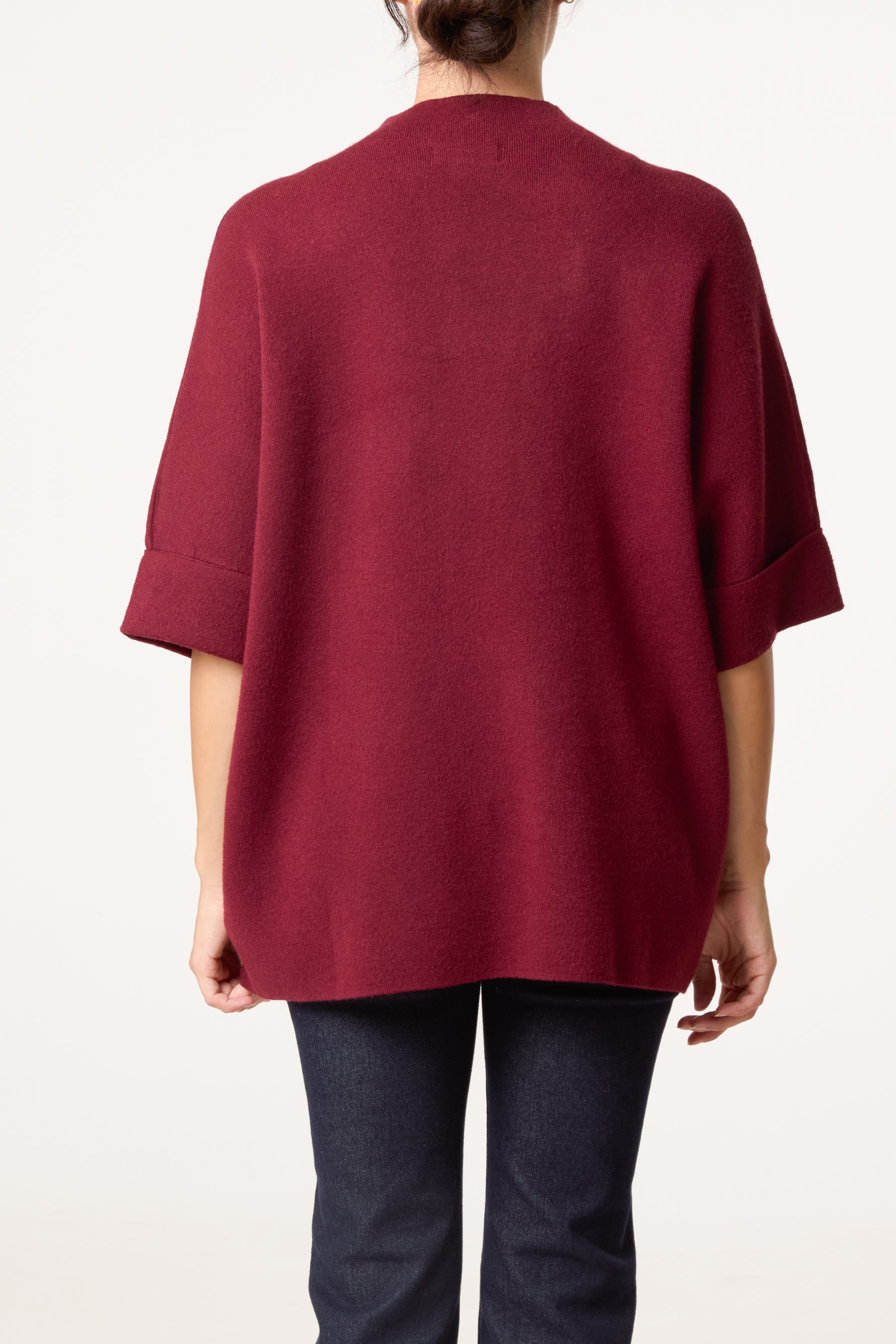 Short Sleeve Button Detail Jumper