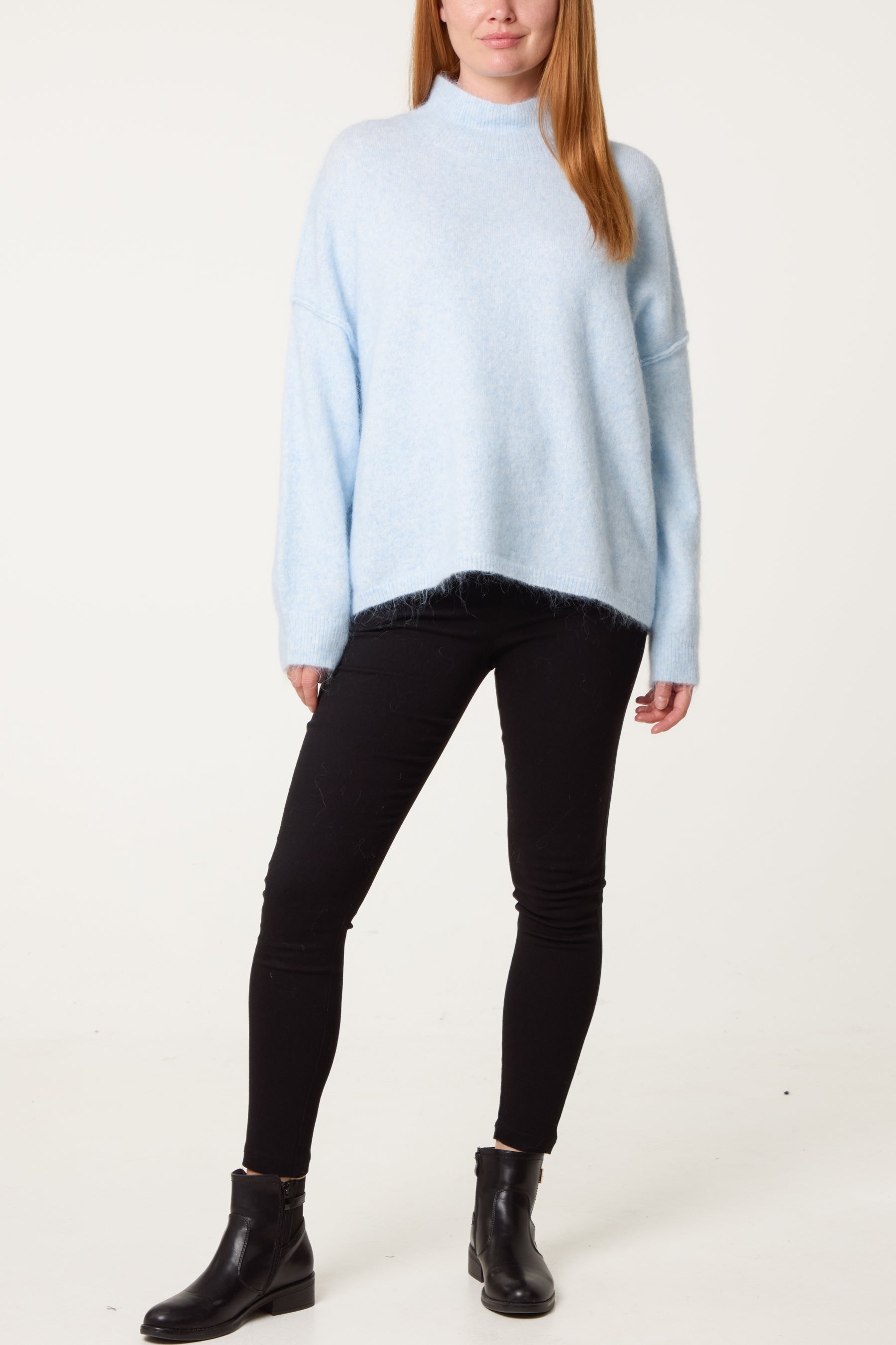 Essential High Neck Soft Jumper