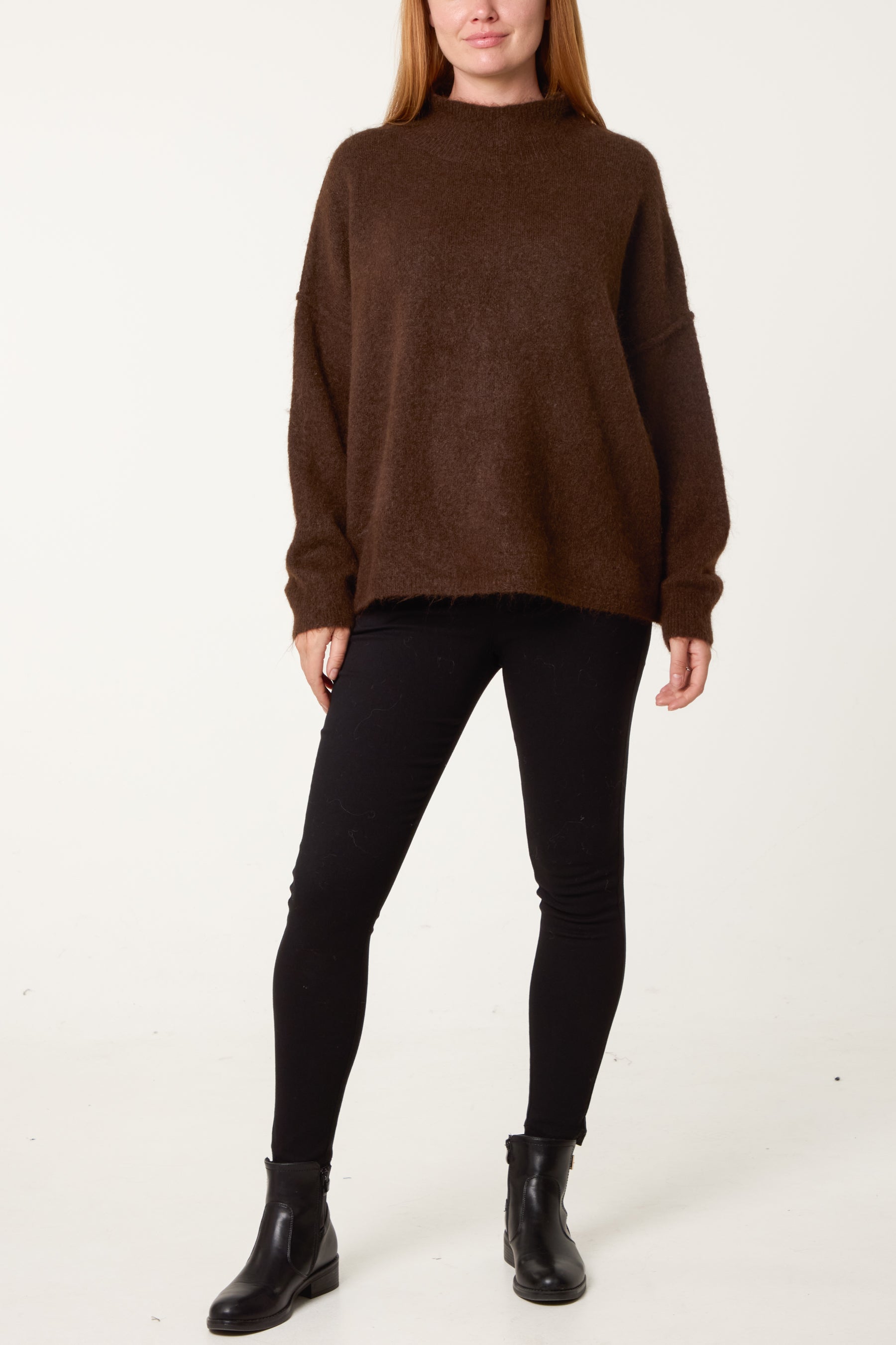 Essential High Neck Soft Jumper