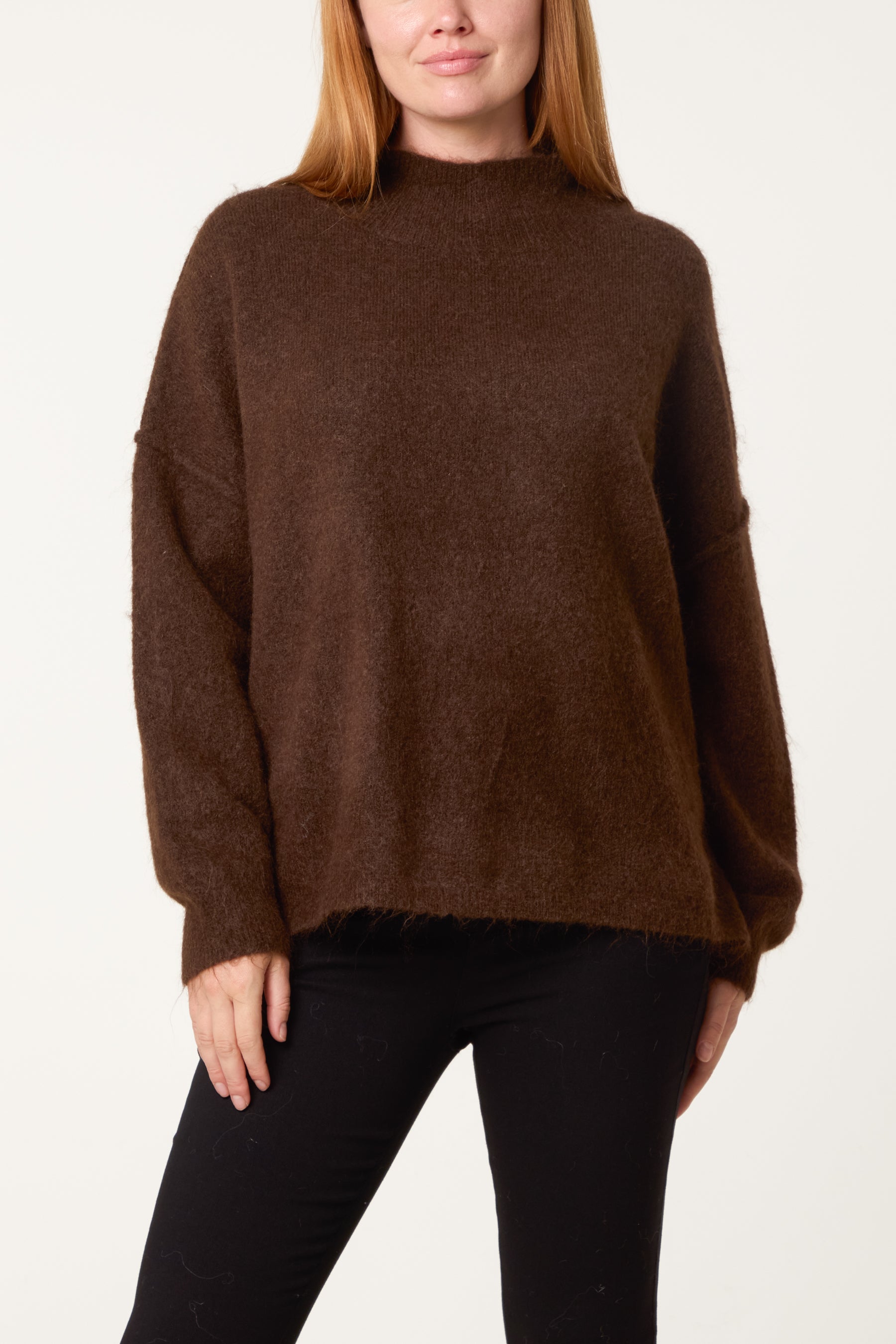 Essential High Neck Soft Jumper