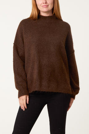 Essential High Neck Soft Jumper