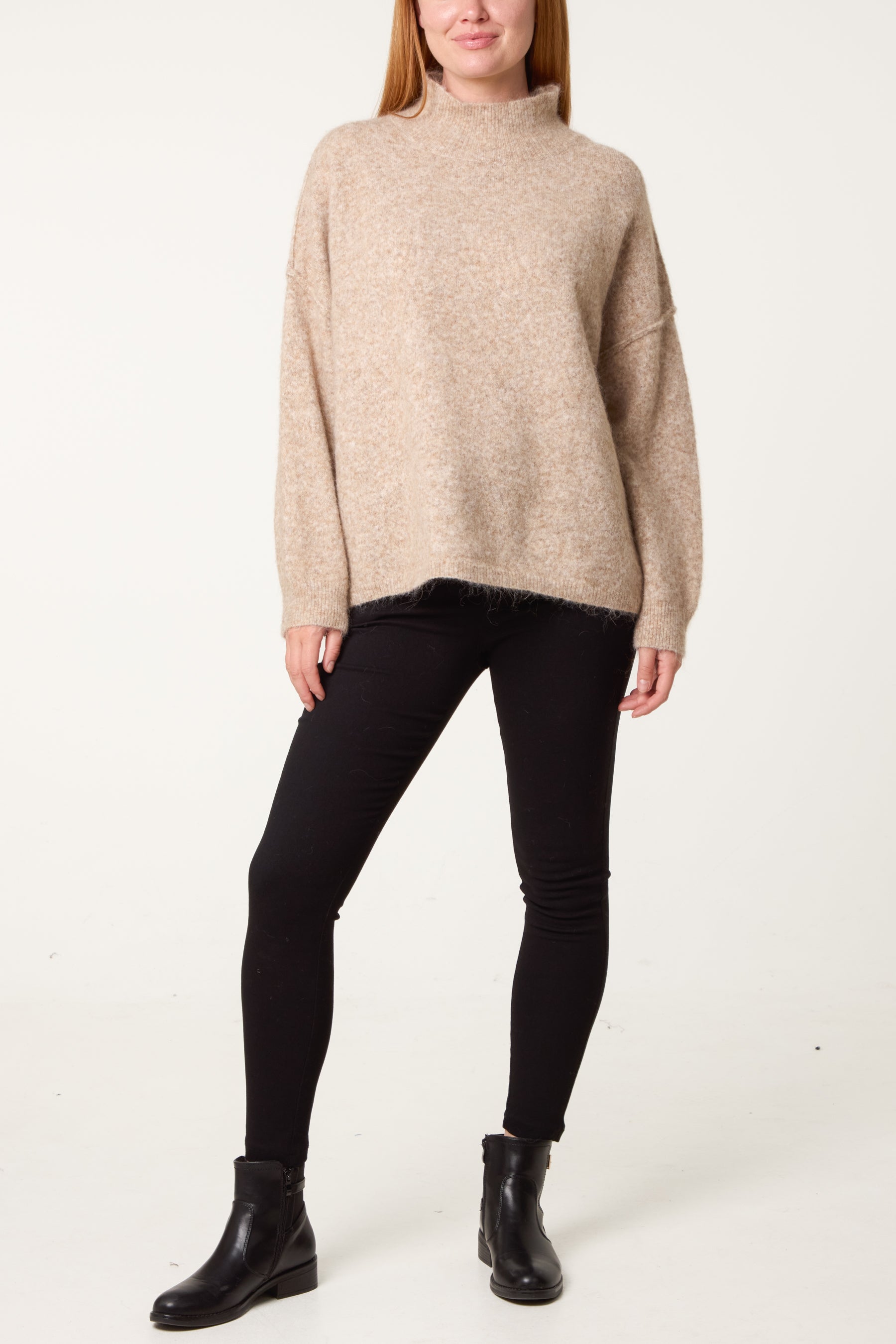 Essential High Neck Soft Jumper