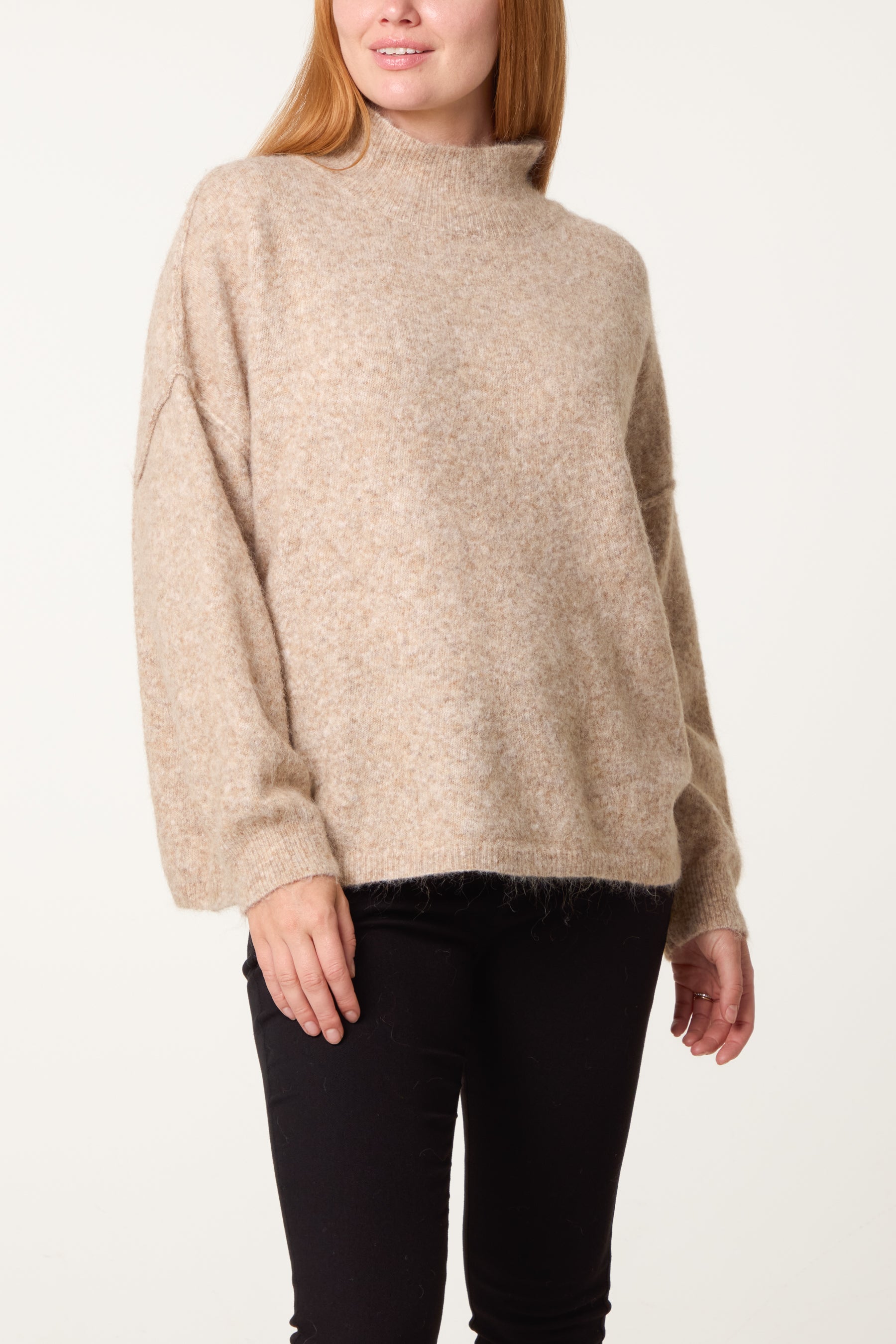 Essential High Neck Soft Jumper