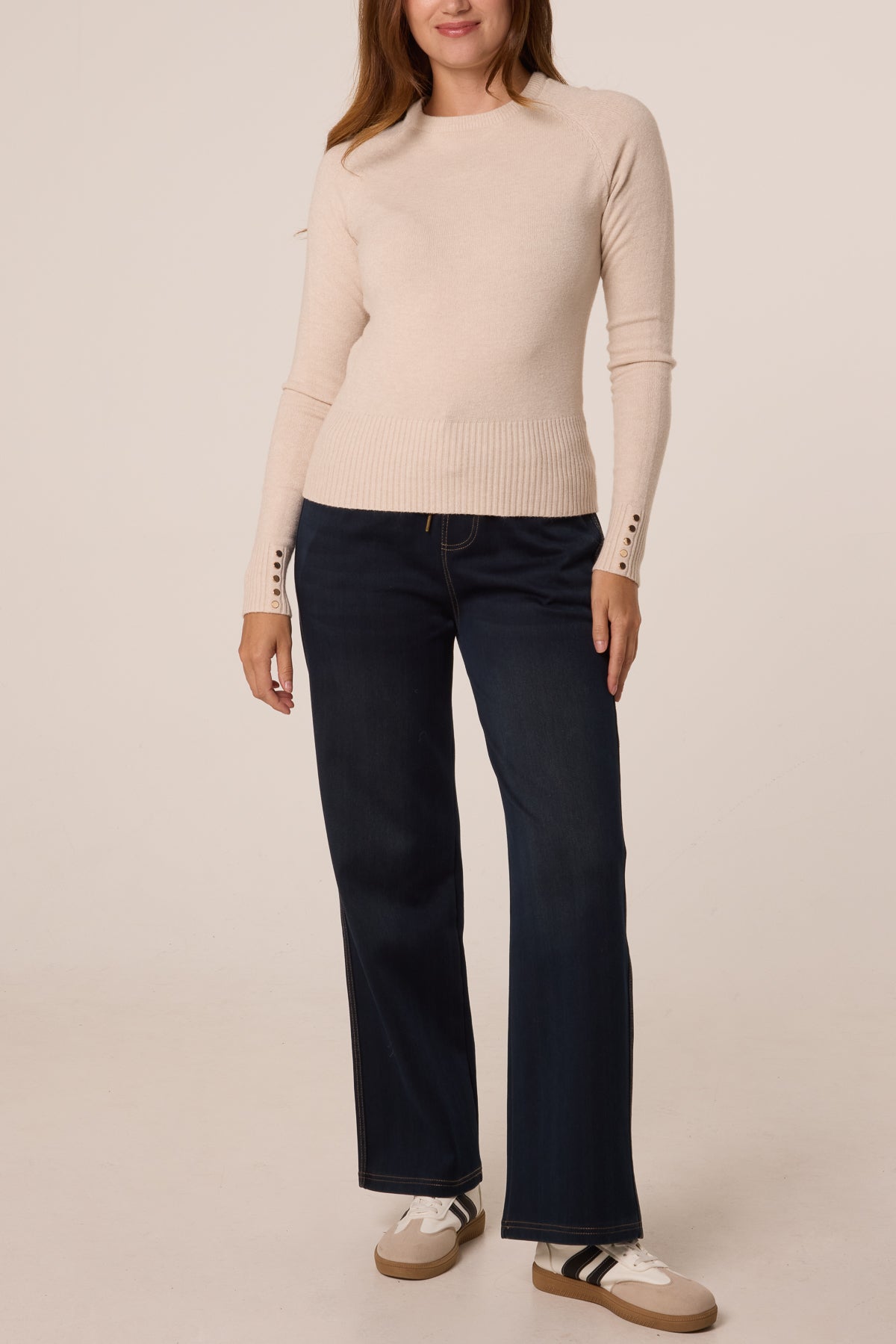 Essential Round Neck Knit Top