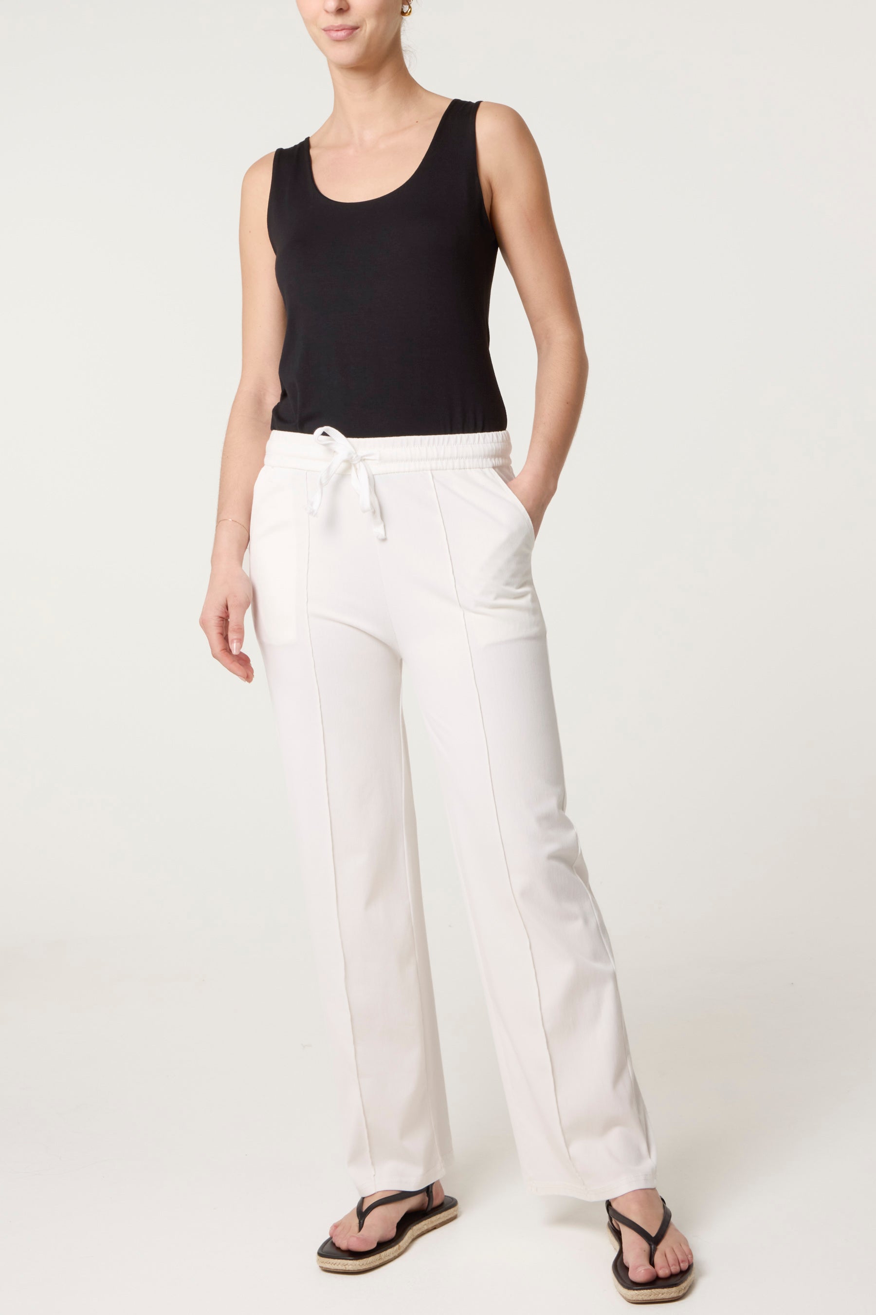 Front Tie Seam Detail Trouser