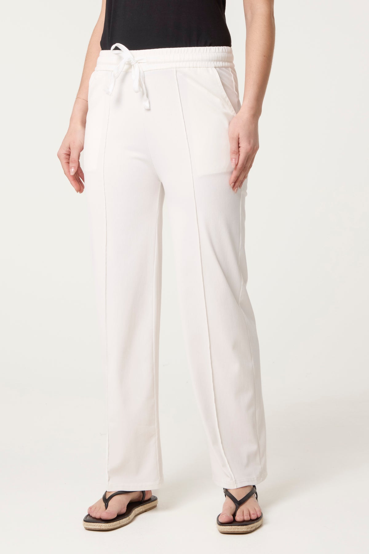 Front Tie Seam Detail Trouser