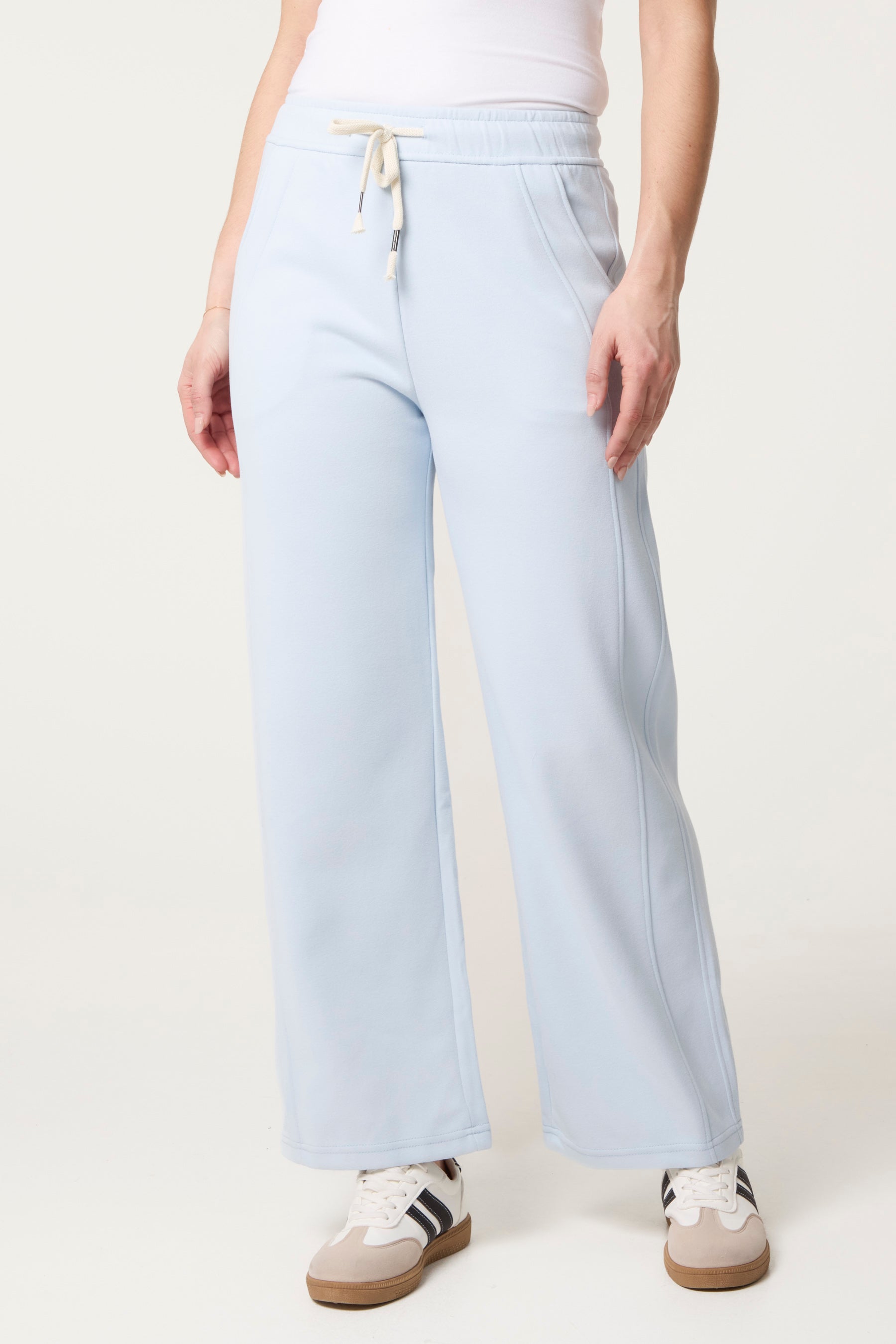 Elastic Waist Trouser With Tie