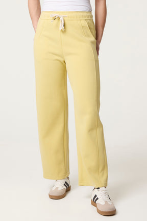 Elastic Waist Trouser With Tie