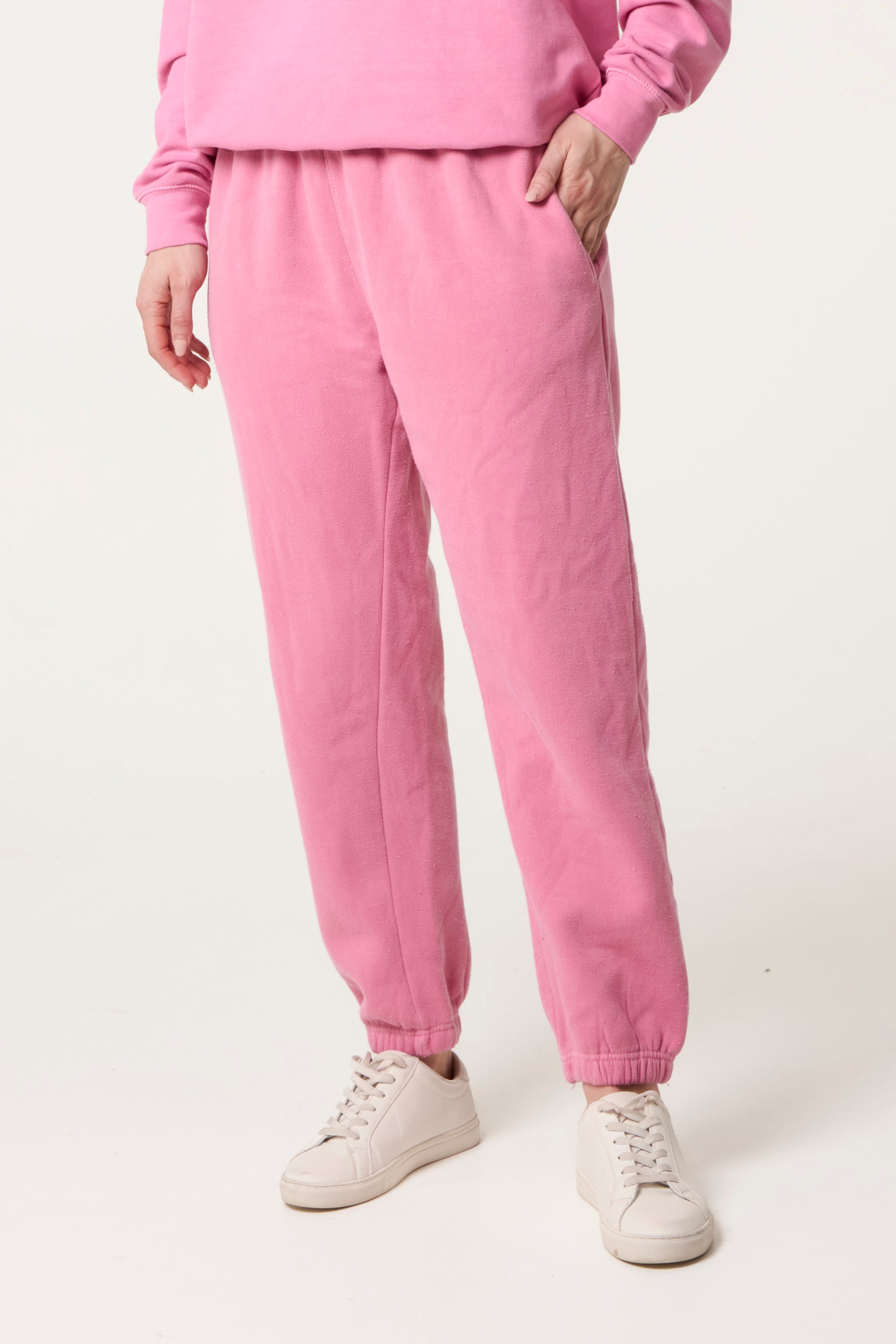 Acid Wash Pintuck Jogger