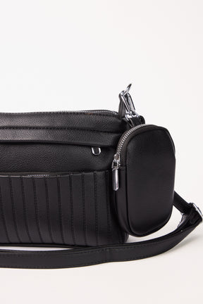 Cross Body Structured Bag w/ Pouch