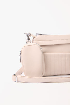 Cross Body Structured Bag w/ Pouch