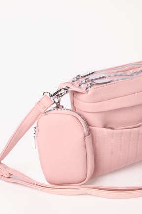 Cross Body Structured Bag w/ Pouch