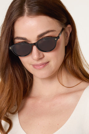 Oval Frame Sunglasses
