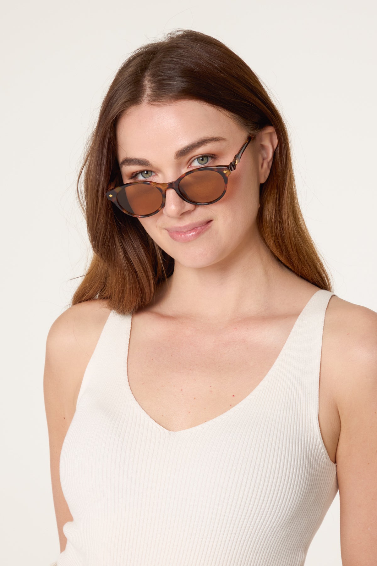 Oval Frame Sunglasses