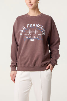Acid Wash San Francisco Sweatshirt