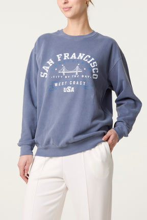 Acid Wash San Francisco Sweatshirt