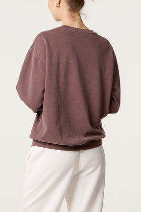Acid Wash Zesty Lemon Sweatshirt