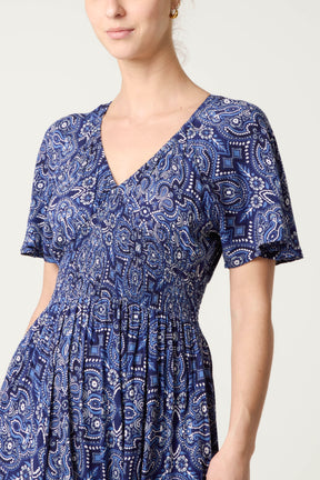 Aztec Empire Bust Hanky Hem Dress