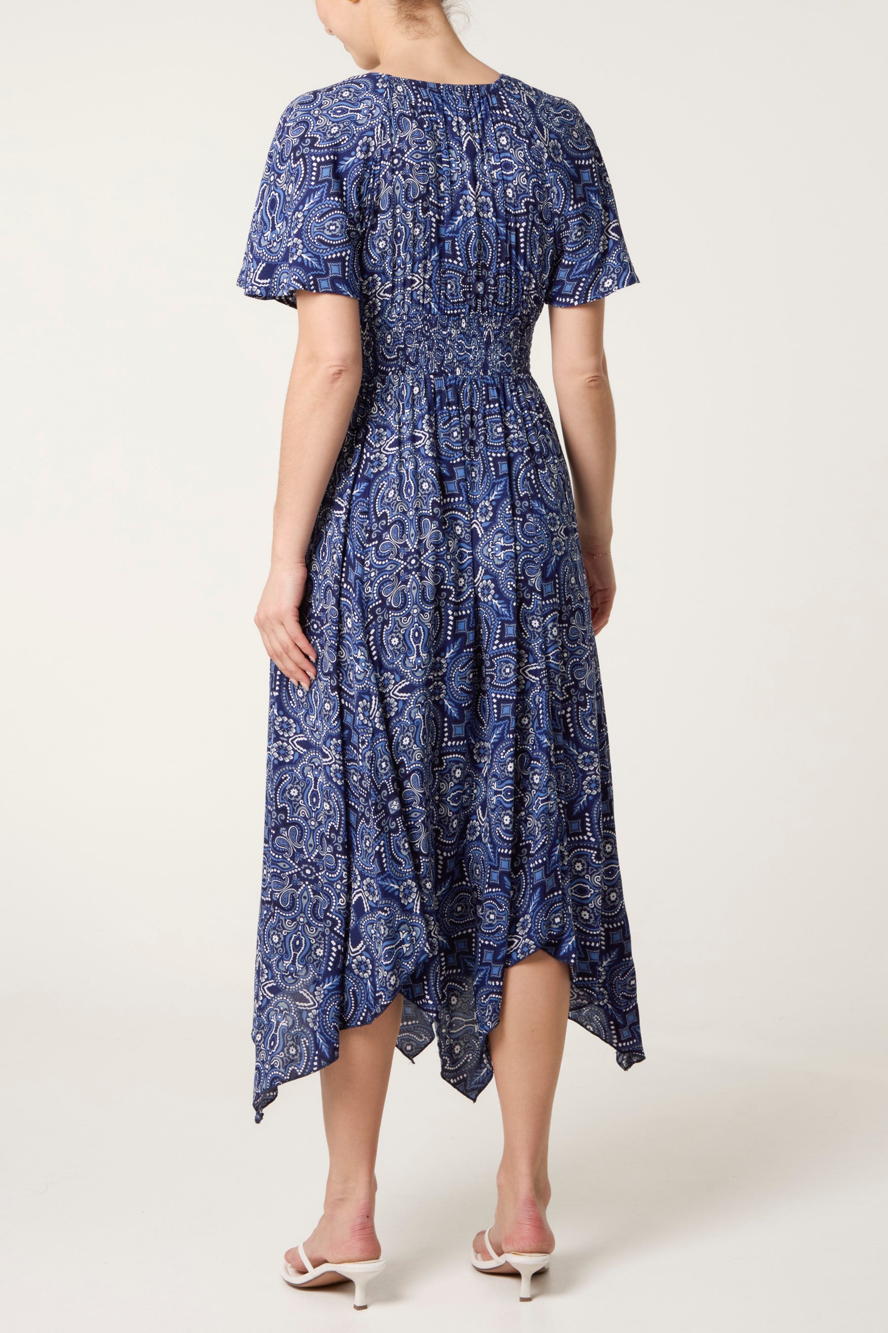 Aztec Empire Bust Hanky Hem Dress
