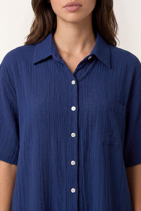 Button Through Shirt Dress