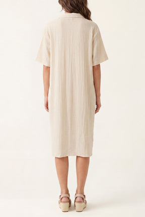 Button Through Shirt Dress