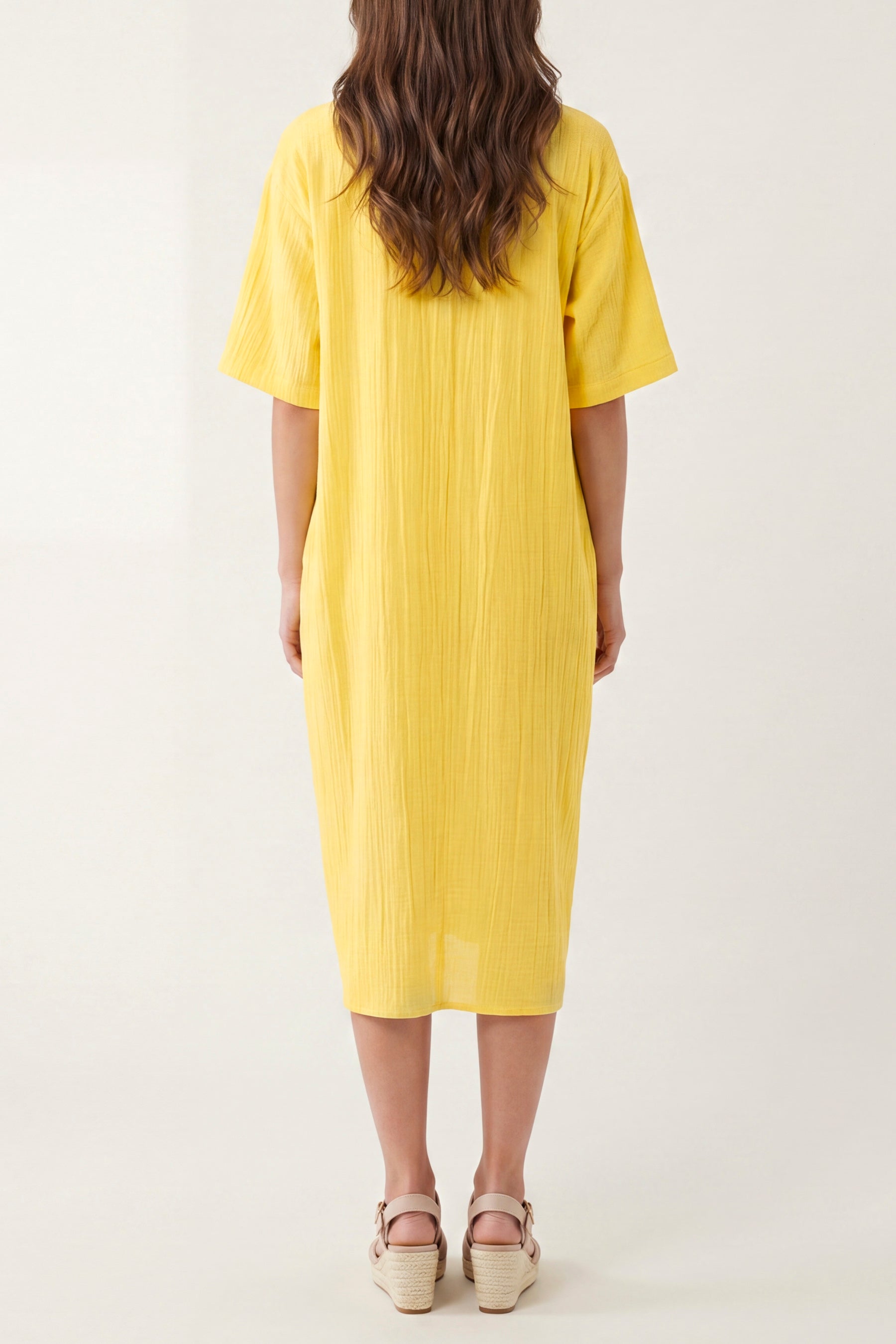 Button Through Shirt Dress