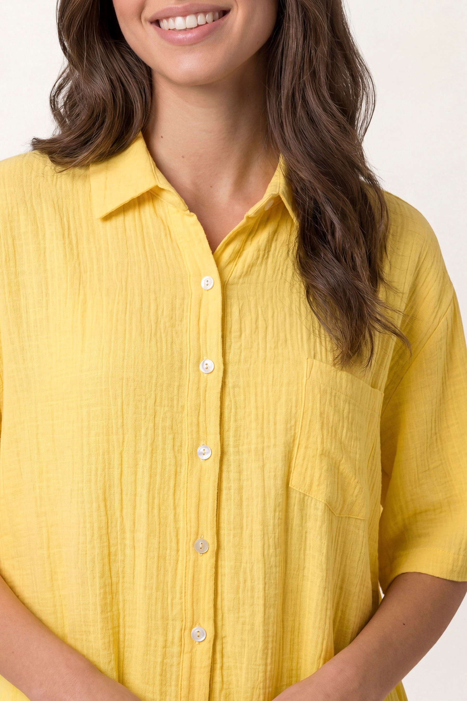 Button Through Shirt Dress