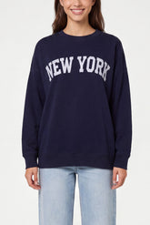 New York Cosy Cotton Sweatshirt
