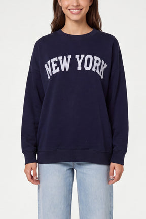 New York Cosy Cotton Sweatshirt
