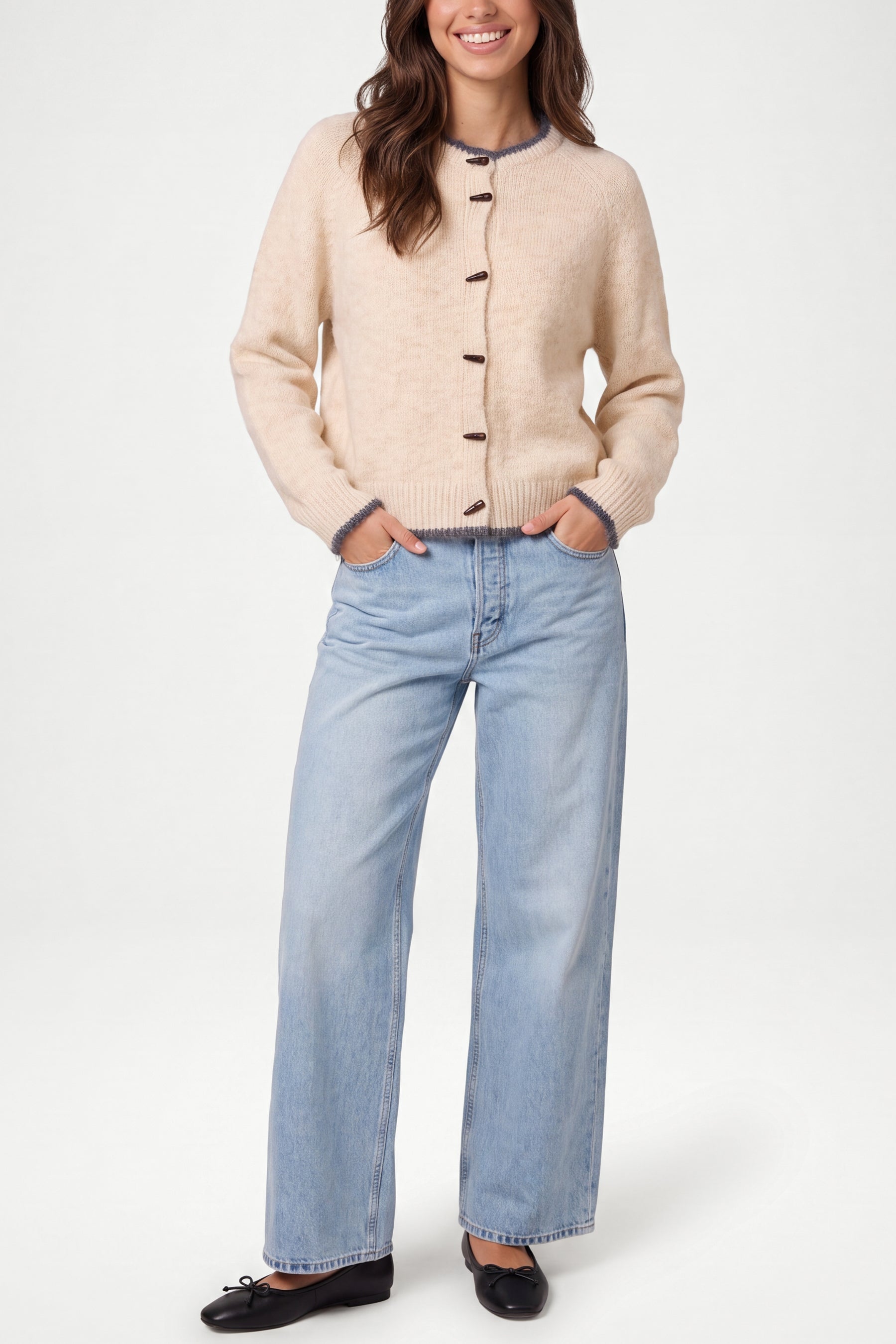 Round Neck Cardigan