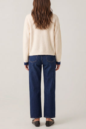 Denim Mix Cardigan