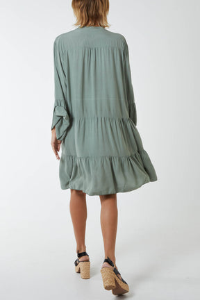 Flare Smock Dress