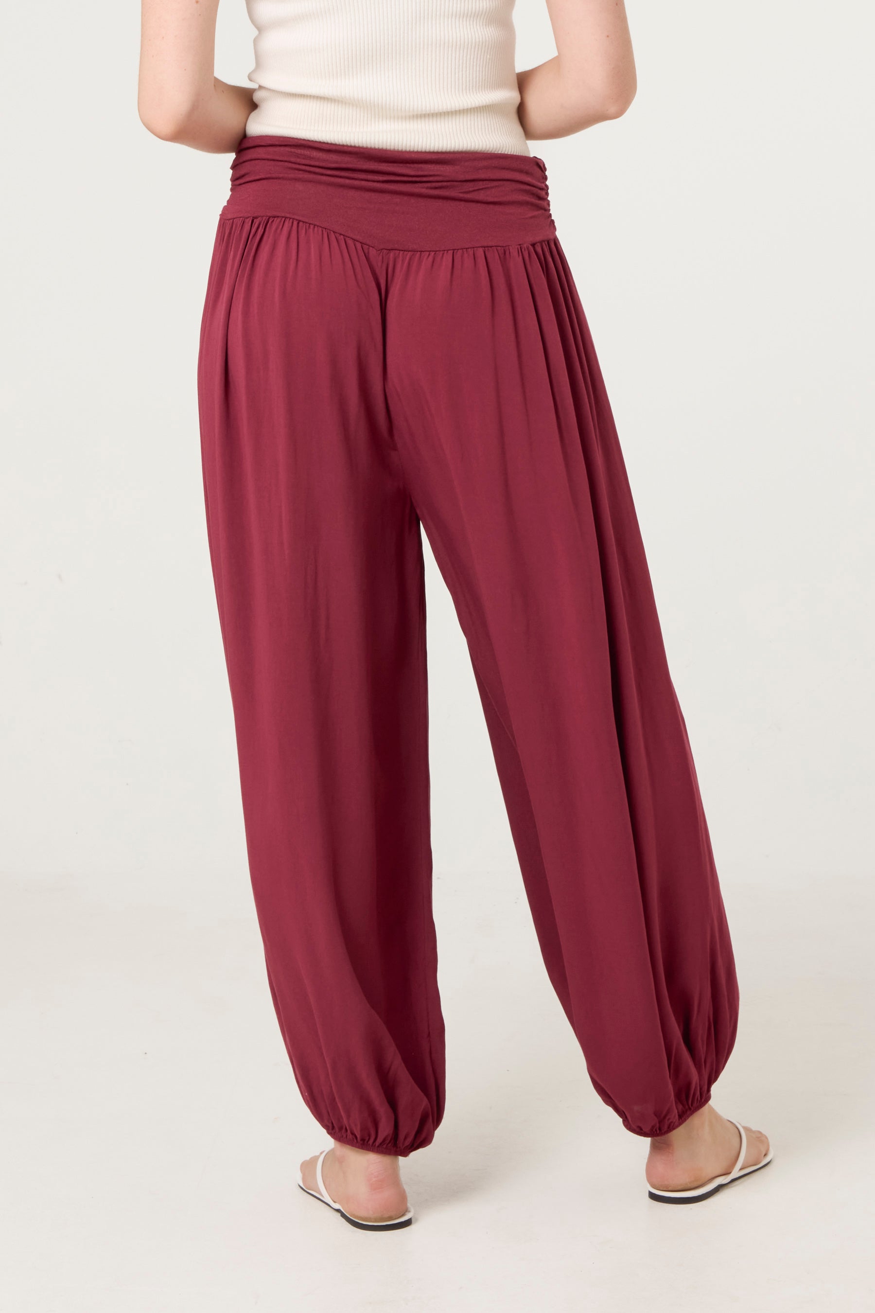 Harem Jersey Waistband Trousers