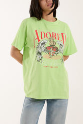 Adored Print T-Shirt