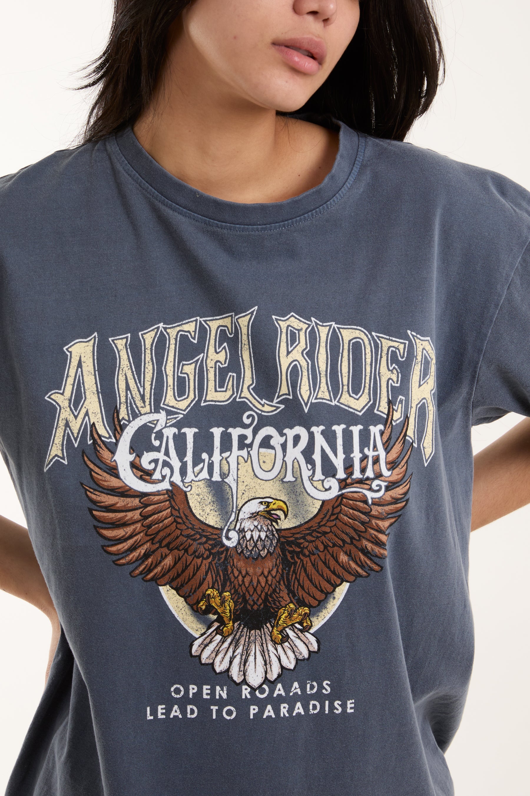 Angel Rider Print T-Shirt
